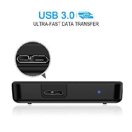 激安大セール HWAYO 1TB Portable External Hard Drive Ultra Slim 2.5´´ USB 3.0 HDD Storage for PC， Desktop， Laptop， MacBook， Chromebook， Xbox One