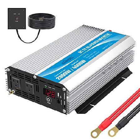 Giandel インバーター 2000W 12V 正弦波 リモコン付き（RENOGY MPPT 