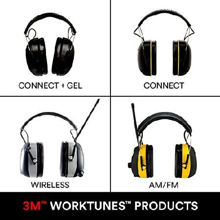 WorkTunes Connect + Gel Ear Cushions Hearing Protector with Bluetooth Wireless Technology, Bluetooh Headphones for Mowing, Snowblowing, Construction,｜koostore｜06