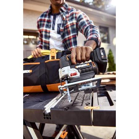 Worx Wx543l 20v Power Share Cordless Jigsaw Blower Works Battery