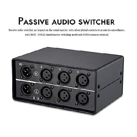 Nobsound 3-IN-1-OUT XLR オーディオスイッチ バランス Nobsound 3-IN-1-OUT XLR オーディオスイッチ バランス