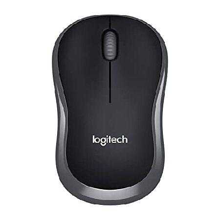 【最安値に挑戦】 Logitech K270 Wireless Keyboard and M185 Wireless Mouse Combo - Keyboard and Mouse Included， Long Battery Life (Black with Mouse)