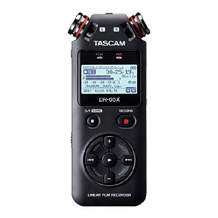 Tascam DR-05X ステレオハンドヘルドオーディオレコーダーとUSBオーディオインターフェース 32GB MicroSDカード、Knox Gearクリップオンラベリアマイク、フォー｜koostore｜02