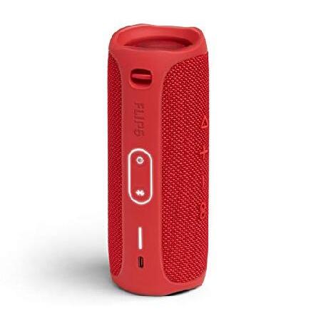 JBL Flip 5 Waterproof Portable Wireless Bluetooth Speaker Bundle with divvi! Protective Hardshell Case - Red｜koostore｜06