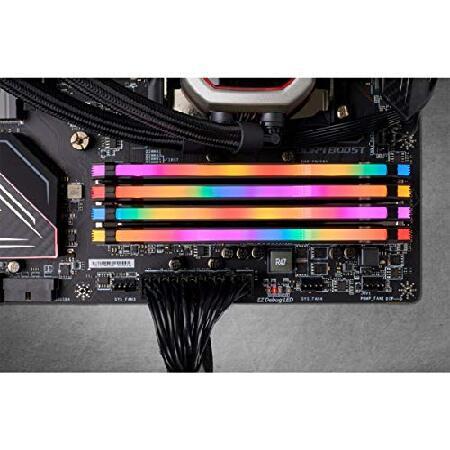 CORSAIR DDR4-3600MHz デスクトップPC用 メモリ VENGEANCE RGB PRO シリーズ 32GB [8GB×4枚] CMW32GX4M4D3600C18｜koostore｜05