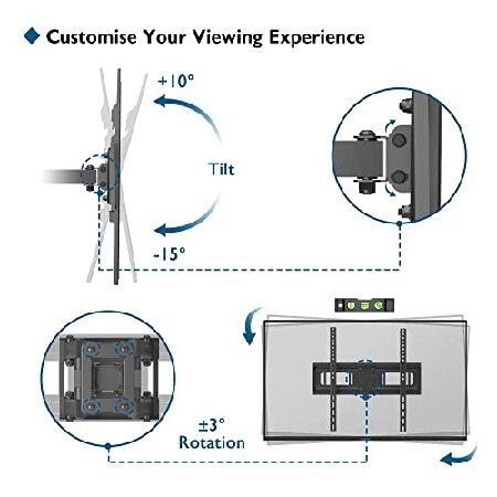 BONTEC フルモーション テレビ壁マウントブラケット ほとんどの BONTEC フルモーション テレビ壁マウントブラケット ほとんどの