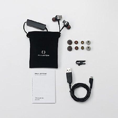Phiaton PS 202 NC アクティブノイズキャンセリング 有線イヤホン マイクとリモコン付き 10時間再生 3.5mmジャック プレミアムアルミニウム構造ヘッドホン PS NC アクティブノイズキャンセリング 有線イヤホン マイクとリモコン付き 10時間再生 5mmジャック