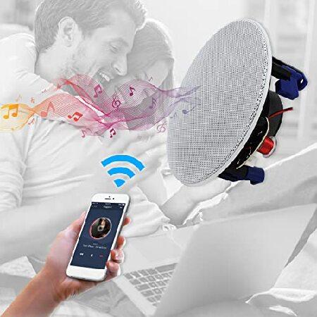 Herdio ブルートゥース 天井取付型スピーカー 天井 埋め込み 天井埋込型 設置用 スピーカー 丸型 160W 埋込 取付 speaker システム 