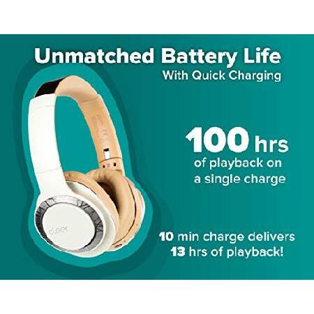 国内外の人気が集結 Cleer Audio Enduro 100 Wireless Bluetooth Headphone - Over Ear Fast Charging Lightweight， Podcasting 100Hr Long Battery | Full Charge 4 Day Playback，