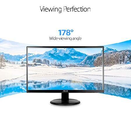 Asus VA229HR 21.5” Monitor Frameless 1080P 75Hz IPS Eye Care HDMI VGA with 178° Wide Viewing Angle,Black｜koostore｜03
