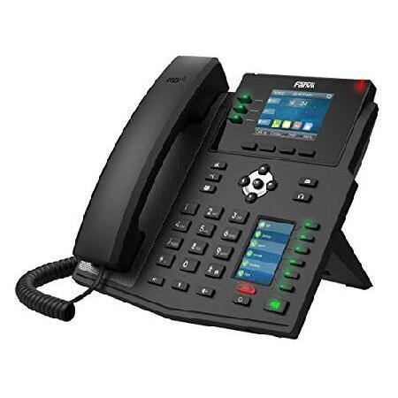 Fanvil　X4U　Gigabit　SIP　LCD　Phone　with　Desktop　Enterprise　Dual-Color　Display