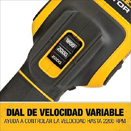 日本謹製 DEWALT 20V MAX XR Cordless Polisher， Adj speed， 7-Inch， Tool Only (DCM849B)