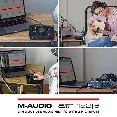 M-Audio USB USB-C オーディオインターフェース 2イン 2アウトMIDI 音楽制作ソフト付 低ノイズ ハイレゾ音源 宅録 DTM 宅録AIR 192|6｜koostore｜06