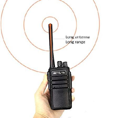 Retevis　RT21　Updated　Vox　Rechargeable　Way　Mic　3000mAh　Adult　Radio　Two　Walkie　Talkies　with　Earpiece　Set(10　and　Portable　Pack)