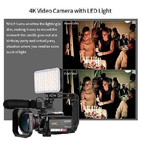 ORDRO 4K Video Camera Camcorder AC5 UHD with 12x Optical