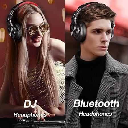 タイムセール商品 OneOdio ヘッドホン ワイレス 72時間再生 Bluetooth 5.2 ヘッドフォン 折りたたみ モニター DJヘッドホン