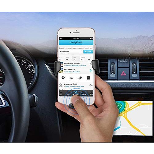 Universal Car Air Vent Phone Mount Holder for LG V50 V40 ThinQ Stylo 5 4 Moto G7 Power Z4 Play Galaxy Note 10+ 9 S10 S9 Plus A10 A20 A50 A70 J7 iPhone｜koostore｜02