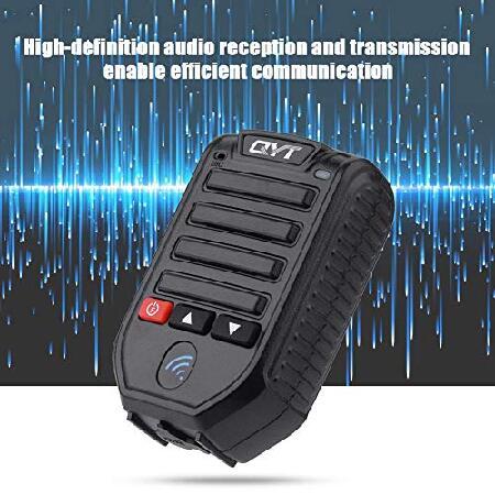 【2022春夏新作】 ASHATA Handheld Wireless Bluetooth Microphone Speaker High Definition Mobile Radio Microphone for Car Radio Tansceiver QYT KT Mobile Radio