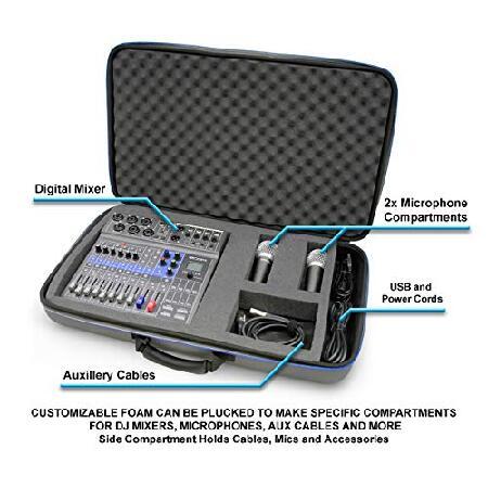 CASEMATIX Music Equipment Mixer Case Compatible with Zoom CASEMATIX Music Equipment Mixer Case Compatible with Zoom