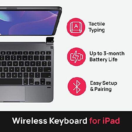 Brydge Bluetooth ワイヤレス キーボード iPad Pro 11.0 Pro 第2世代 第1世代 対応 トラックパッド搭載 スタンド付き 英語レイアウト Brydge 11.0 Pro+ w スペー｜koostore｜03