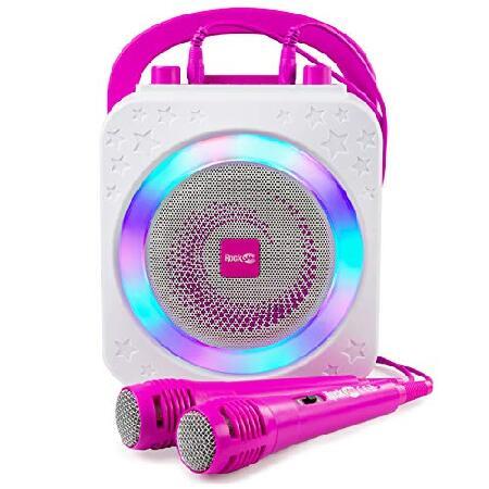 Bluetooth カラオケマイク 手持ちマイク2本 内蔵バッテリーParty