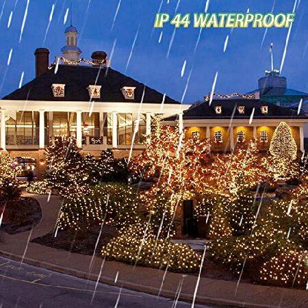 代引き手数料無料 FUNPENY 164FT 500 LED Christmas Indoor Outdoor Decorative String Lights， 8 Modes Waterproof Green Wire LED Fairy Light for Christmas Party Wedding Gar
