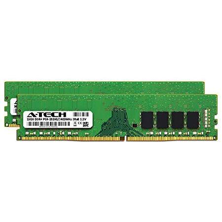 クリアランスお得セール A-Tech 32GB (2 x 16GB) RAM ASUS Prime Z390-P用 | DDR4 2400MHz DIMM PC4-19200 288ピン ノンECC UDIMM メモリアップグレードキット