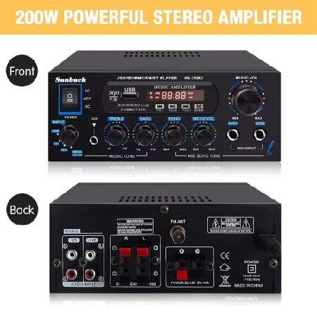 Sunbuck Home Audio Amplifier Stereo Receivers with Bluetooth 5.0