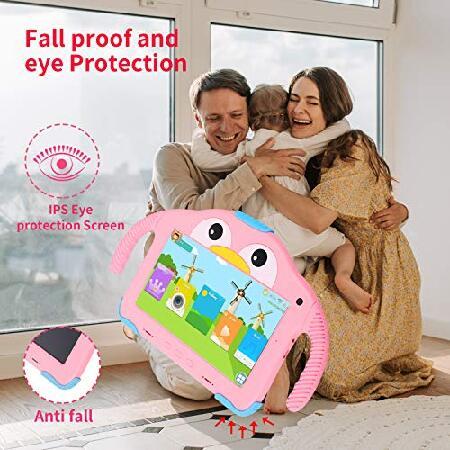 Kids Tablet 7inch Tablet for Kids Android 10 Toddler Tablet Eye Protection 32GB Kids APP Preinstalled Learning Tablet WiFi Education Dual Cameras with｜koostore｜05