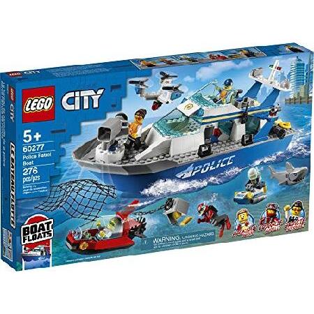 LEGO City Police Patrol Boat 60277 Building Kit; Cool Police Toy for Kids, New 2021 (276 Pieces)｜koostore｜04