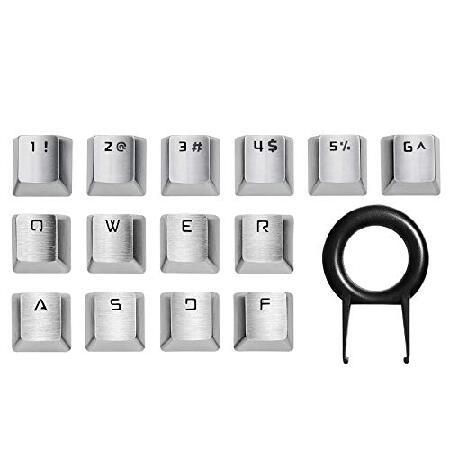 Hallsen メタルキーキャップ (WASDQREF+1-6) メカニカルゲーミング 