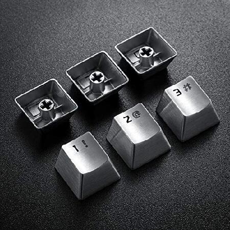 Hallsen メタルキーキャップ (WASDQREF+1-6) メカニカルゲーミング 