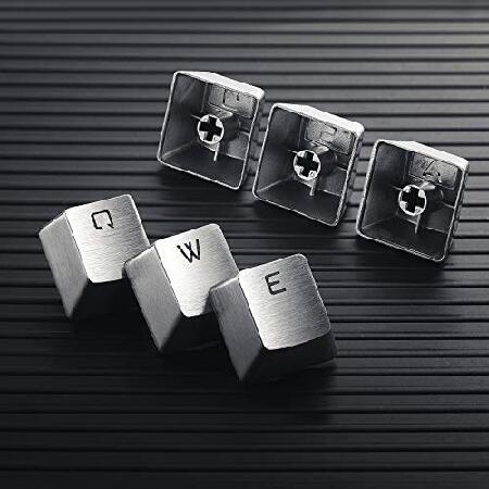 Hallsen メタルキーキャップ (WASDQREF+1-6) メカニカルゲーミング 