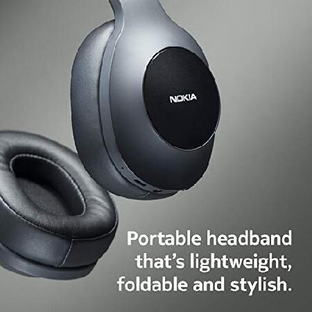 「#えぬわた砲」 Nokia Essential Wireless Headphones - Universal Bluetooth - 40 Hours Playback - Soft Leather Over Ear with Foldable Headband