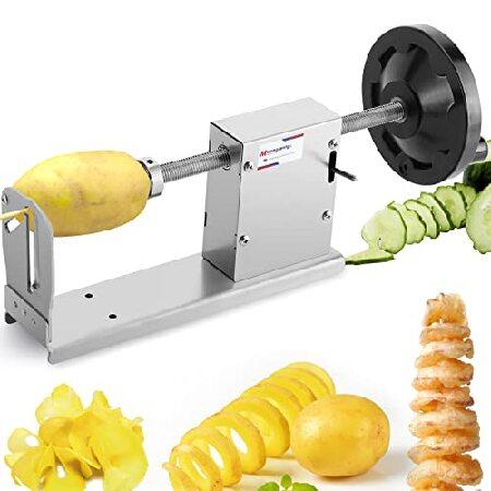 Moongiantgo 手動トルネードポテトスライサー ポテトスパイラル Moongiantgo 手動トルネードポテトスライサー ポテトスパイラル