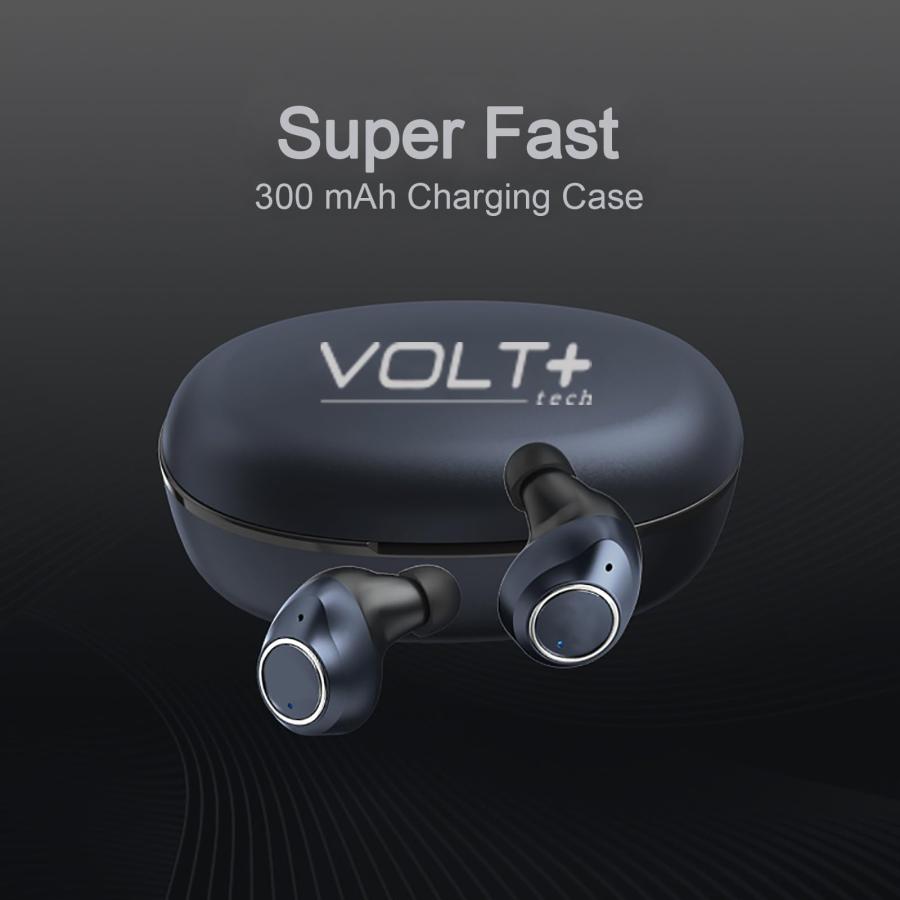 V5 Bluetooth Earbuds Works for Xiaomi Redmi 9T with Charging case for in Ear Headphones. (V5.0 【sunnto】 Black)