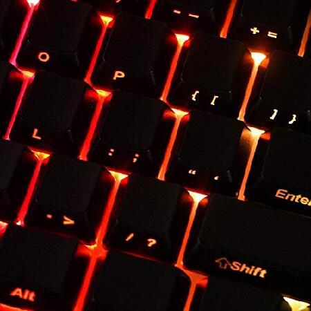 爆売り！ Gaming Mouse and Keyboard 60 Key Caps Side Letter Backlit ABS Keycaps for Mechanical Gaming Keyboard