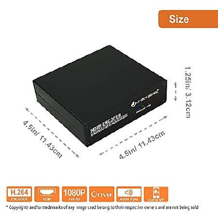 J-Tech Digital H.264 IPTV HDMI Video Encoder 1080P 60Hz for Live Stream Broadcast on YouTube, Facebook, Twitch, Supports RTSP, RTP, RTMPS, RTMP, HTTP,｜koostore｜02