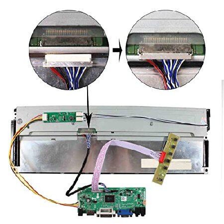 VSDISPLAY HD-MI DVI VGA オーディオ LCD コントローラ ボード 14.9" 1280x390 LTA149B780F 30 ピン LVDS インターフェイス 2CCFL バックライトLCDスクリーンに｜koostore｜04