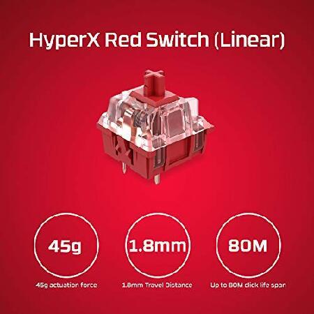 HyperX Alloy Origins 60 小型RGBメカニカルゲーミングキーボード 60%レイアウト HyperXスイッチ ゲーマー向け メーカー 　 HKBO1S-RB-US/G ( 4P5N4AA#ABA )｜koostore｜04