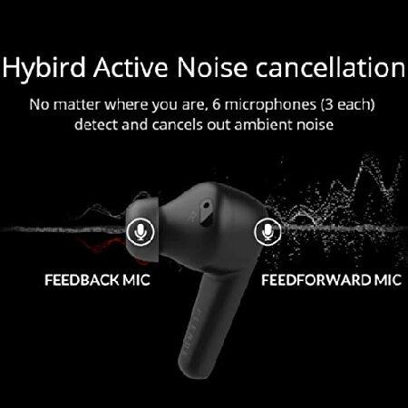 COWON Gala - Hybrid Active Noise Cancelling Bluetooth 5.2, True Wireless Earbuds with Wireless Charging Case, IPX4, One-Touch Change Mode, Built in 3｜koostore｜02