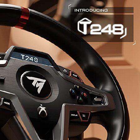 Thrustmaster T248X, Racing Wheel and Magnetic Pedals, HYBRID DRIVE, Magnetic Paddle Shifters, Dynamic Force Feedback, Screen with Racing Information (｜koostore｜06