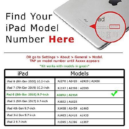修理パーツプラス　iPad　スクリーン交換用LCDディスプレイ　A1954)　2018　A1893　(9.7インチ　第6世代