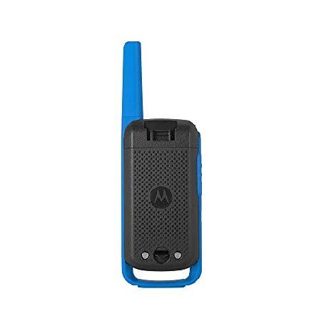 Motorola　Solutions　T270　Blue　Radio　Two-Way　W　Black　Two-Pack