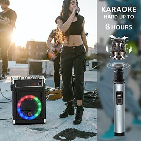 JYX ワイヤレスマイク スピーカーセット 拡声器 Bluetooth 5.0 JYX ワイヤレスマイク スピーカーセット 拡声器 Bluetooth 5.0