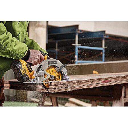 DEWALT　20V　MAX*　POWER　WITH　Only)　DETECT(TM)　XR(R)　BRUSHLESS　(Tool　4&quot;　SAW　(DCS574B)　7-1　CIRCULAR