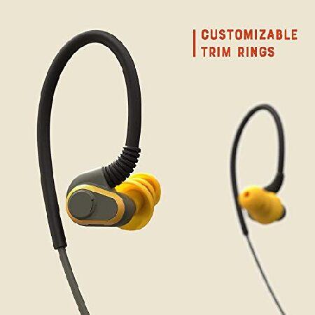 掘り出し物 Elgin Rumble Bluetooth Earplug Earbuds， 27 dB Noise Reduction Wireless Headphones with Noise Cancelling Mic， 20 Hour Battery Life， IP67 Waterproof， OS