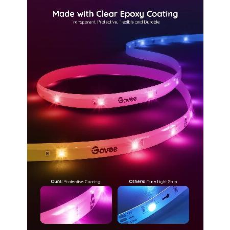 シューズが購入できます Govee RGBIC LED Strip Lights， 32.8ft WiFi LED Lights Work with Alexa and Google Assistant， Smart LED Strips App Control， DIY， Music Sync， Color Changi