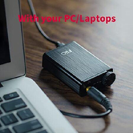 FiiO ヘッドホン アンプ ポータブル DAC USB Type-C 同軸 384kHz/32bit (E10K-TC ブラック)｜koostore｜03