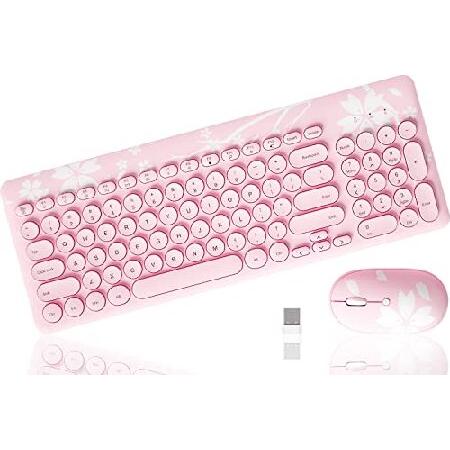 Mytrix ワイヤレス キーボードマウスセット 2.4GHz 無線 静音
